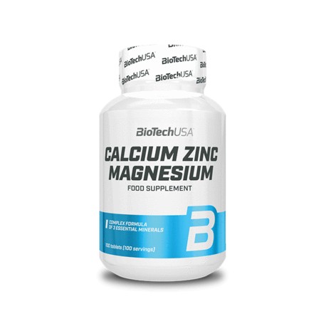 Calcium Zinc Magnesium 100 Tabletas