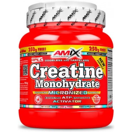 Amix Creatina Monohidrato 500 g + 250 g Gratis
