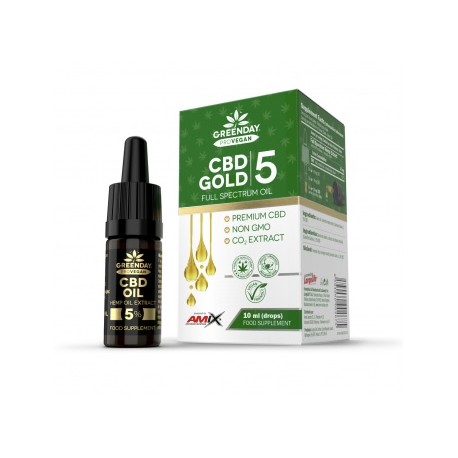 GreenDay® ProVegan CBD GOLD 5%-10 Ml