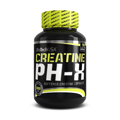 PH-X Creatine 90 Cápsulas Biotech Usa